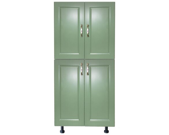 Soldat 60 cu 4 usi Zebra MDF verde drept