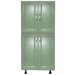 Soldat 60 cu 4 usi Zebra MDF verde drept